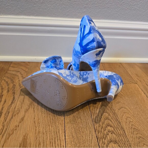 Ted Baker Blue Floral Heels - Picture 8 of 8